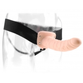 Полый страпон 8  Hollow Strap-On телесного цвета - 19 см. - Pipedream - купить с доставкой в Копейске