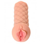 Телесный мастурбатор-вагина Elegance.002 с вибрацией - KOKOS - в Копейске купить с доставкой