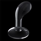 Прозрачный стимулятор простаты Flawless Clear Prostate Plug - 15 см. - Lovetoy - в Копейске купить с доставкой