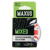 Презервативы в пластиковом кейсе MAXUS AIR Mixed - 3 шт. - Maxus - купить с доставкой в Копейске