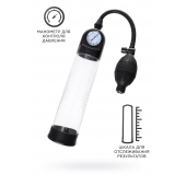 Прозрачная механическая помпа Roald с манометром - Sexus - в Копейске купить с доставкой