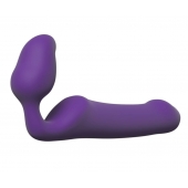 Фиолетовый безремневой страпон Queens L - Adrien Lastic - купить с доставкой в Копейске