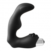 Черный вибромассажер простаты FantASStic Vibrating Prostate Massager - 11,3 см. - Dream Toys - в Копейске купить с доставкой