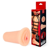 Реалистичный мастурбатор-вагина телесного цвета с вибрацией - Bior toys - в Копейске купить с доставкой