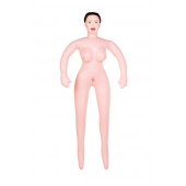 Надувная секс-кукла брюнетка с реалистичной головой - ToyFa - в Копейске купить с доставкой