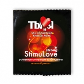 Разогревающий гель-лубрикант Stimulove Strong в одноразовой упаковке - 4 гр. - Биоритм - купить с доставкой в Копейске
