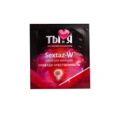 Возбуждающий крем для женщин Sextaz-W в одноразовой упаковке - 1,5 гр. - Биоритм - купить с доставкой в Копейске