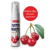 Гель-смазка Tutti-frutti с вишнёвым вкусом - 30 гр. - Биоритм - купить с доставкой в Копейске