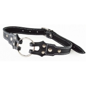 Кляп-рамка на ремешках с контрастной строчкой - Sitabella - купить с доставкой в Копейске