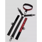 Ошейник с наручниками Reversible Faux Leather Collar and Wrist - Fifty Shades of Grey - купить с доставкой в Копейске