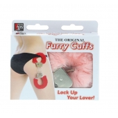 Металлические наручники с розовой меховой опушкой METAL HANDCUFF WITH PLUSH PINK - Dream Toys - купить с доставкой в Копейске