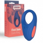 Синее эрекционное кольцо RRRING First Date Cock Ring - FeelzToys - в Копейске купить с доставкой