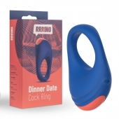 Синее эрекционное кольцо RRRING Dinner Date Cock Ring - FeelzToys - в Копейске купить с доставкой