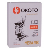 Набор из 4 презервативов OKOTO MegaMIX - Sitabella - купить с доставкой в Копейске
