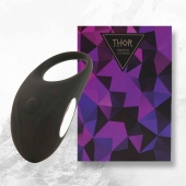 Черное эрекционное виброкольцо Thor Cockring - FeelzToys - в Копейске купить с доставкой