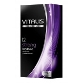Презервативы с утолщённой стенкой VITALIS PREMIUM strong - 12 шт. - Vitalis - купить с доставкой в Копейске