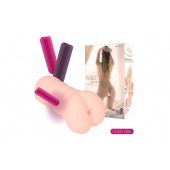 Телесный вибромастурбатор-анус Tong-ggo Auto - KOKOS - в Копейске купить с доставкой