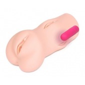 Телесный вибромастурбатор-вагина Dream Auto - KOKOS - в Копейске купить с доставкой
