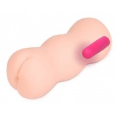 Телесный вибромастурбатор-анус TONGGGO 2 Auto - KOKOS - в Копейске купить с доставкой