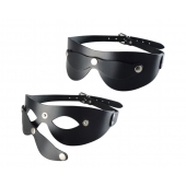 Черная кожаная маска  Новичок - Sitabella - купить с доставкой в Копейске