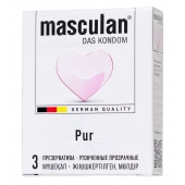 Супертонкие презервативы Masculan Pur - 3 шт. - Masculan - купить с доставкой в Копейске