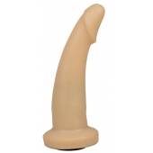 Телесная гладкая насадка Harness - 14,7 см. - LOVETOY (А-Полимер) - купить с доставкой в Копейске