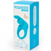 Голубое эрекционное виброкольцо Happy Rabbit Rechargeable Rabbit Cock Ring - Happy Rabbit - в Копейске купить с доставкой