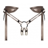 Бронзовый пояс для насадок Desirous Harness - Strap-on-me - купить с доставкой в Копейске