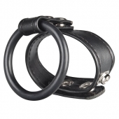 Двойное кольцо выносливости на пенис DUAL STAMINA RING - BlueLine - в Копейске купить с доставкой