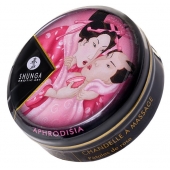 Массажная свеча Rose Petals с ароматом розы - 30 мл. - Shunga - купить с доставкой в Копейске