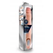 Телесная насадка на пенис 11.5 Inch Cock Sheath Penis Extender - 29,2 см. - Blush Novelties - в Копейске купить с доставкой