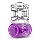 Фиолетовое эрекционное виброкольцо One Night Stand Vibrating C-Ring - Blush Novelties - в Копейске купить с доставкой
