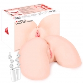 Телесный вибромастурбатор-полуторс Hanna Onahole 002 Real Hips - KOKOS - в Копейске купить с доставкой