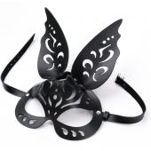 Черная ажурная маска  Зайка  с ушками - Crazy Handmade - купить с доставкой в Копейске