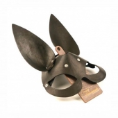 Черная гладкая маска  Зайка  с длинными ушками - Crazy Handmade - купить с доставкой в Копейске