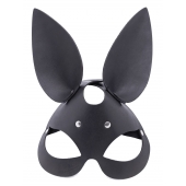 Черная гладкая маска  Зайка  с длинными ушками - Crazy Handmade - купить с доставкой в Копейске
