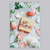 Полиэтиленовый пакет  Подарочек  с вырубной усиленной ручкой - 20 х 30 см. - Сима-Ленд - купить с доставкой в Копейске