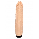 Телесная насадка-фаллос с пышными венами - 19,5 см. - LOVETOY (А-Полимер) - купить с доставкой в Копейске