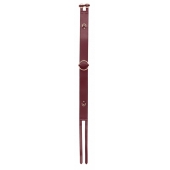 Бордовый ремень Halo Waist Belt - размер L-XL - Shots Media BV - купить с доставкой в Копейске