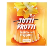 Пробник гель-смазки Tutti-frutti со вкусом ванильного пудинга - 4 гр. - Биоритм - купить с доставкой в Копейске