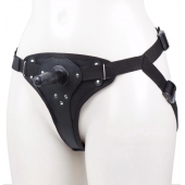 Женские трусики для фиксации насадки плугом с вагинальной пробкой - LOVETOY (А-Полимер) - купить с доставкой в Копейске