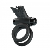 Черное эрекционное виброкольцо Passionate Ring IX - Baile - в Копейске купить с доставкой