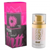 Возбуждающий гель Golden Chups с малиновым ароматом - 17 мл. - INTT - купить с доставкой в Копейске