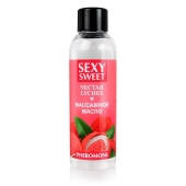 Массажное масло Sexy Sweet Nectar Lychee с феромонами и ароматом личи - 75 мл. - Биоритм - купить с доставкой в Копейске