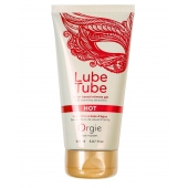 Интимный гель на водной основе Lube Tube Hot с разогревающим эффектом - 150 мл. - ORGIE - купить с доставкой в Копейске