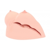 Полуторс Juliana Breast в виде груди с вибровагиной - KOKOS - в Копейске купить с доставкой