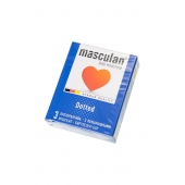 Презервативы с пупырышками Masculan Dotted - 3 шт. - Masculan - купить с доставкой в Копейске