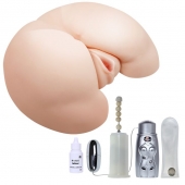 Вибрирующий мастурбатор-попка с ротацией и пультом управления - Baile - в Копейске купить с доставкой