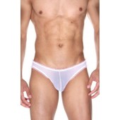 Мужские полупрозрачные трусы-бразилиана с рюшевой отделкой - La Blinque купить с доставкой