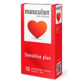 Презервативы Masculan Sensitive plus - 10 шт. - Masculan - купить с доставкой в Копейске